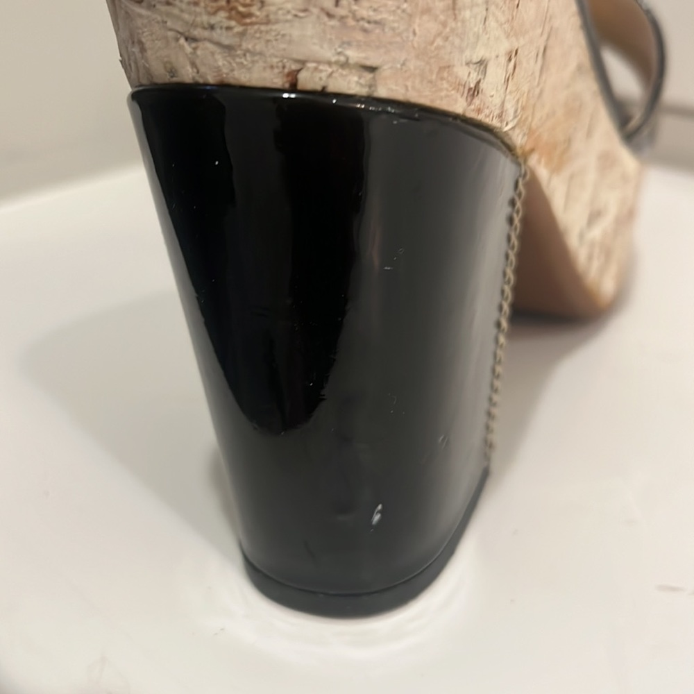 Prada black patent cork heels - Picture 8 of 12